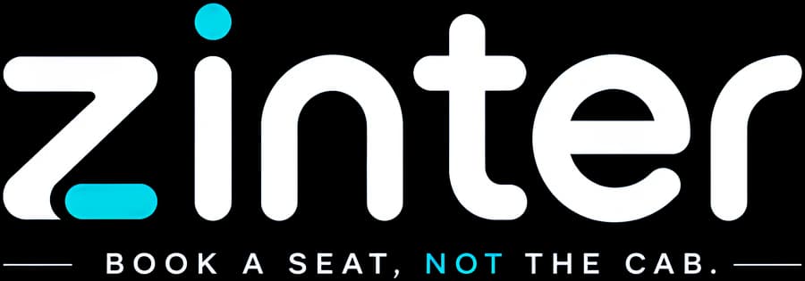 ZINTER — book a seat, not the cab.
